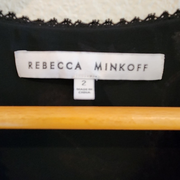 Rebecca Minkoff Arlette Botanical Burnout Velvet Dress Women's Size 2 - Picture 4 of 4